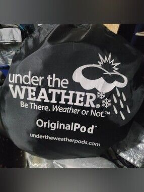 WeatherPod OriginalPod Pop-Up 1 Person Sports Sideline Pod Black